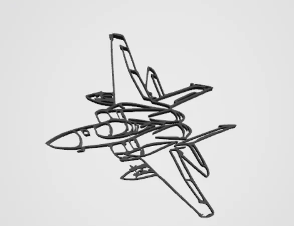 Mô hình Nghệ thuật Treo Tường McDonnell Douglas F-15 Eagle - Image 1