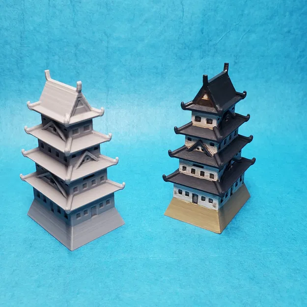 Mô Hình Lâu Đài Nhật Bản Thu Nhỏ - Image 1