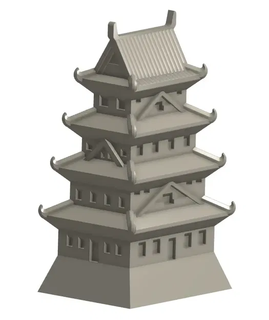 Mô Hình Lâu Đài Nhật Bản Thu Nhỏ - Image 3