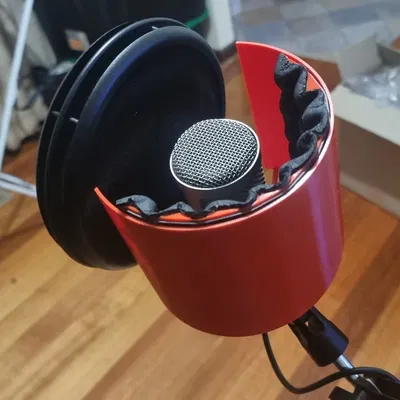 Giá đỡ màng lọc âm và chống ồn cho Micro Audio Technica ATR2500USB+ (Có thể dùng cho loại khác)