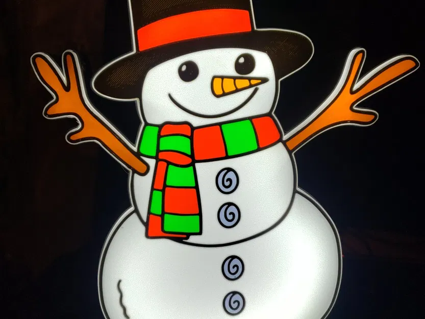 Hộp Đèn Frosty Người Tuyết - Image 1