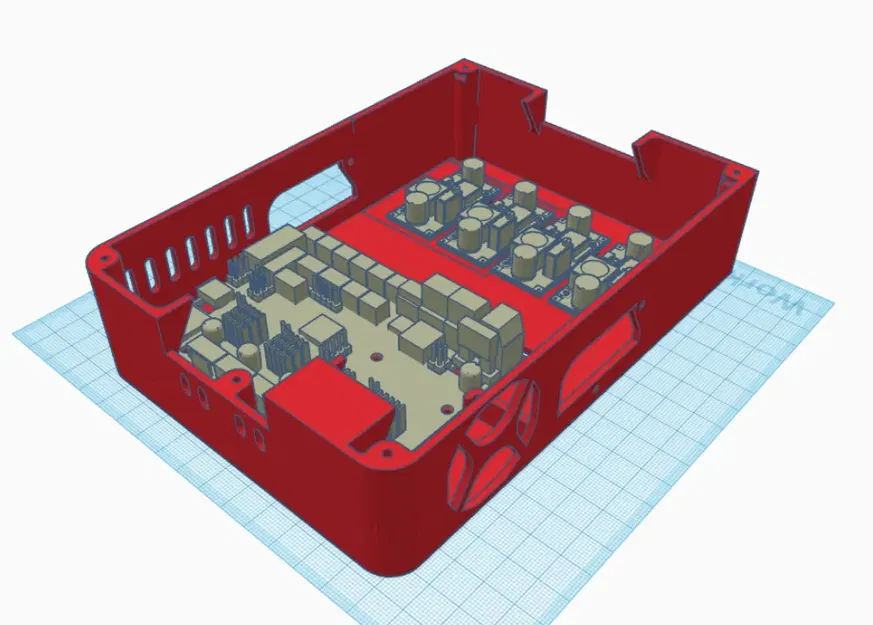 ADKS - Hộp Sau Mở Rộng Cho Ender 3 Dành Cho 4 x LM2596 - Image 1