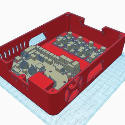 ADKS - Hộp Sau Mở Rộng Cho Ender 3 Dành Cho 4 x LM2596