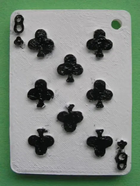 Móc Khóa Hình Lá Bài Chuồn - Image 1