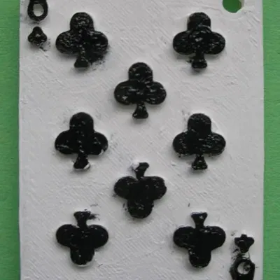 Móc Khóa Hình Lá Bài Chuồn