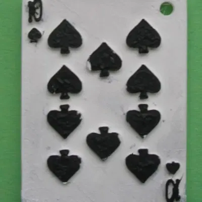 Móc Khóa Hình Lá Bài Bích