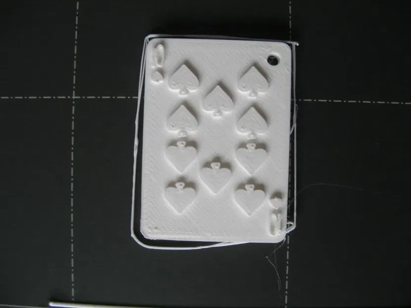 Móc Khóa Hình Lá Bài Bích - Image 3