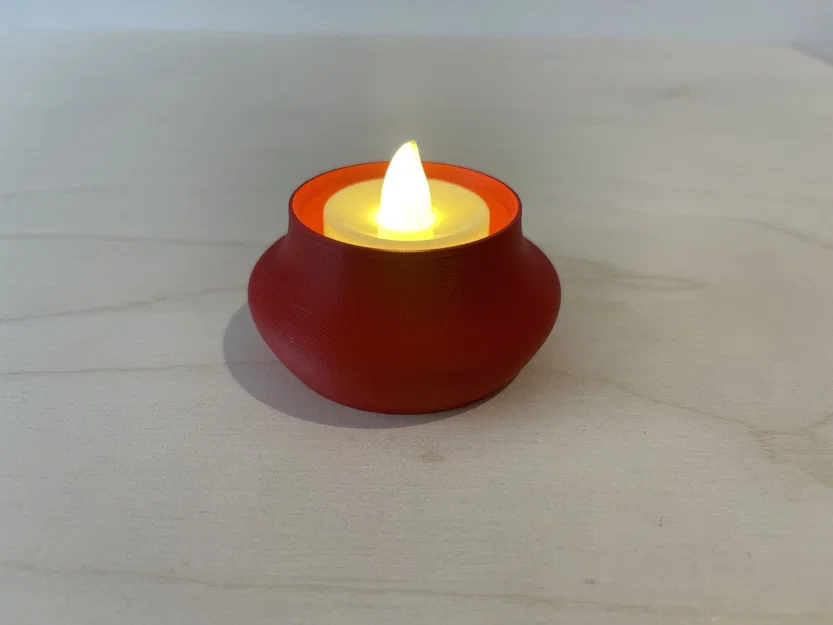 Chân Nến LED Đơn Giản Thanh Lịch - Image 1