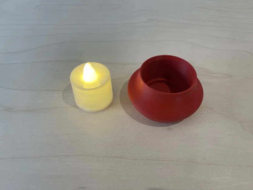 Chân Nến LED Đơn Giản Thanh Lịch - Image 3