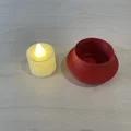 Chân Nến LED Đơn Giản Thanh Lịch - Thumbnail 3