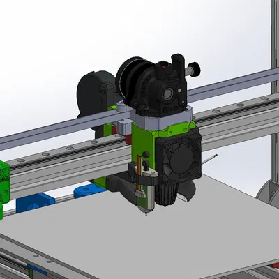AM8 BLV with EVA 3.0 printhead (Orbiter 2.0 & Rapido HF)
