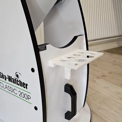 Foldable dobsonian telescope lens tray.