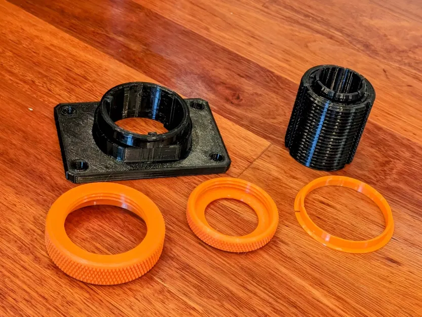 Focuser Leavitt "Lite" metric / Leavitt standard v1 có collet và bộ phận không xoay - Image 6