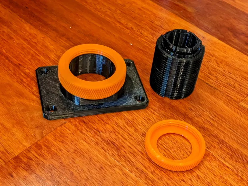 Focuser Leavitt "Lite" metric / Leavitt standard v1 có collet và bộ phận không xoay - Image 9