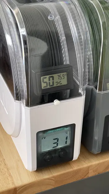 Đồng hồ đo độ ẩm cho máy sấy Filament (Sunlu S1 + eSun eBox) - không cần khoan - Image 1