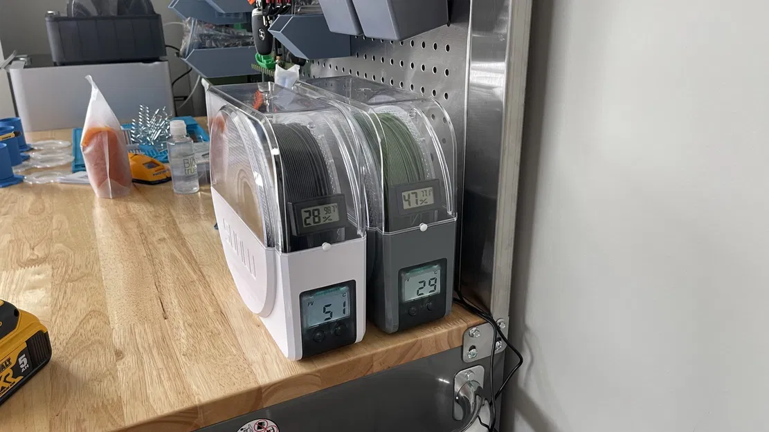Đồng hồ đo độ ẩm cho máy sấy Filament (Sunlu S1 + eSun eBox) - không cần khoan - Image 5