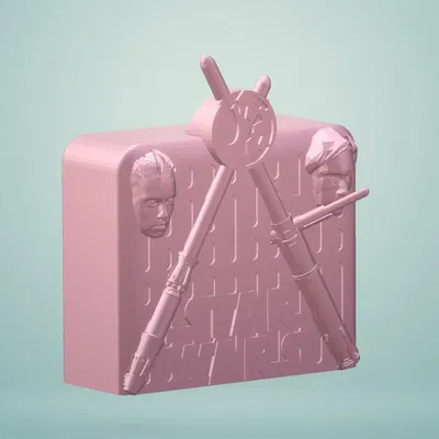 Heo Đất / Hũ Tiết Kiệm Chủ Đề Ray và Kylo