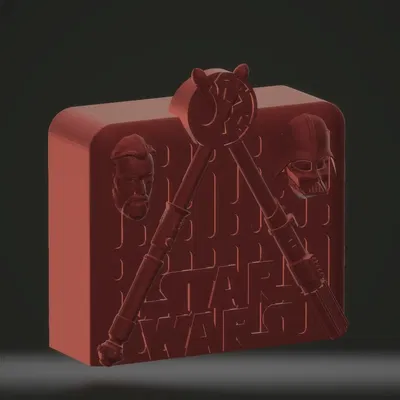 Ống Heo / Hộp Tiền Chủ Đề Obi-wan và Darth Vader