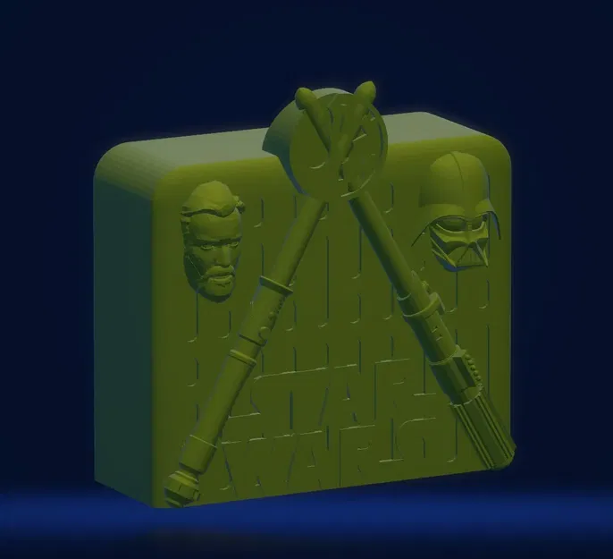 Ống Heo / Hộp Tiền Chủ Đề Obi-wan và Darth Vader - Image 3