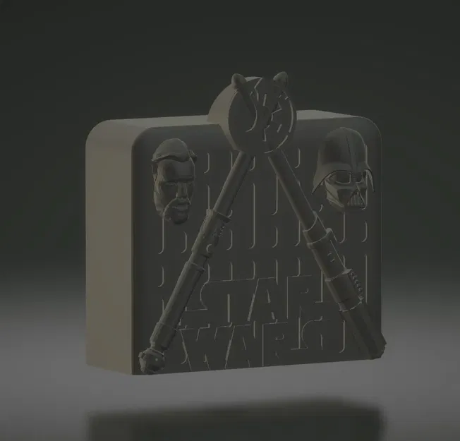 Ống Heo / Hộp Tiền Chủ Đề Obi-wan và Darth Vader - Image 4