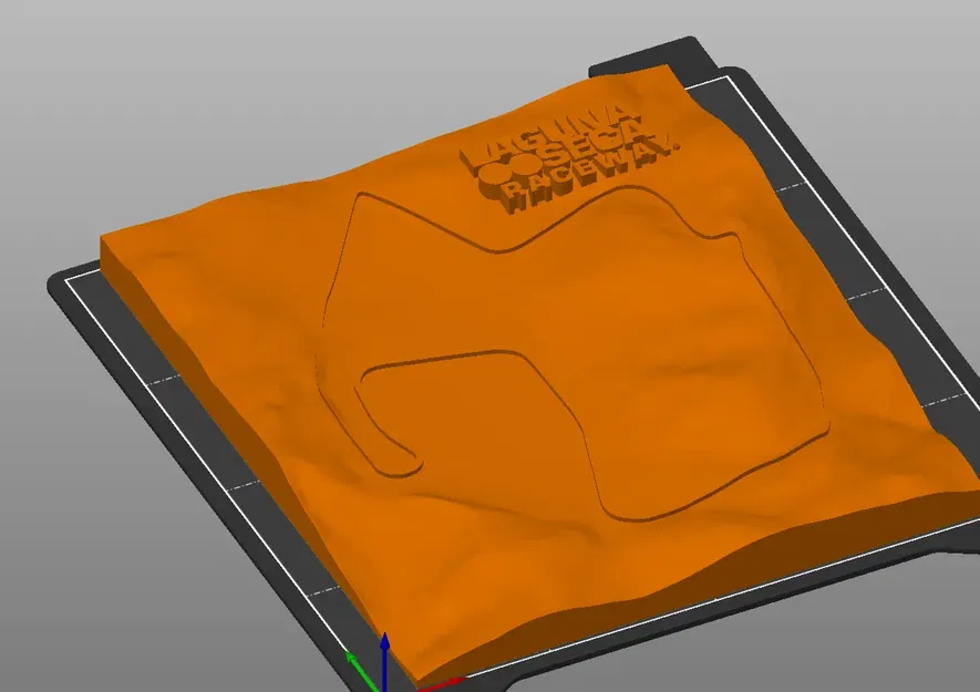 Bản đồ địa hình trường đua Laguna Seca - Image 1