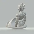 Goku Ultra Instinct Phone holder/stand - Thumbnail 2