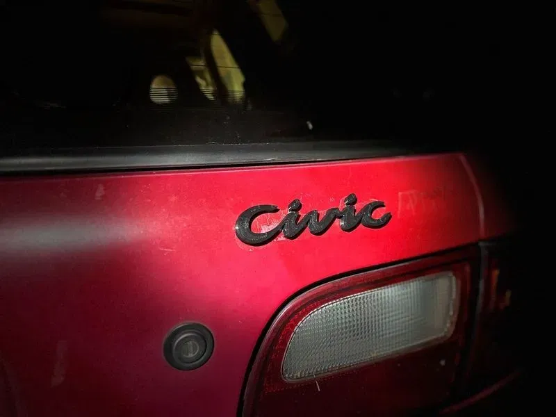 Title 90s Civic badge Tóm tắt huy hiệu công dân cho honda civic 92-95 - Image 1