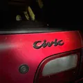 Title 90s Civic badge Tóm tắt huy hiệu công dân cho honda civic 92-95 - Thumbnail 1