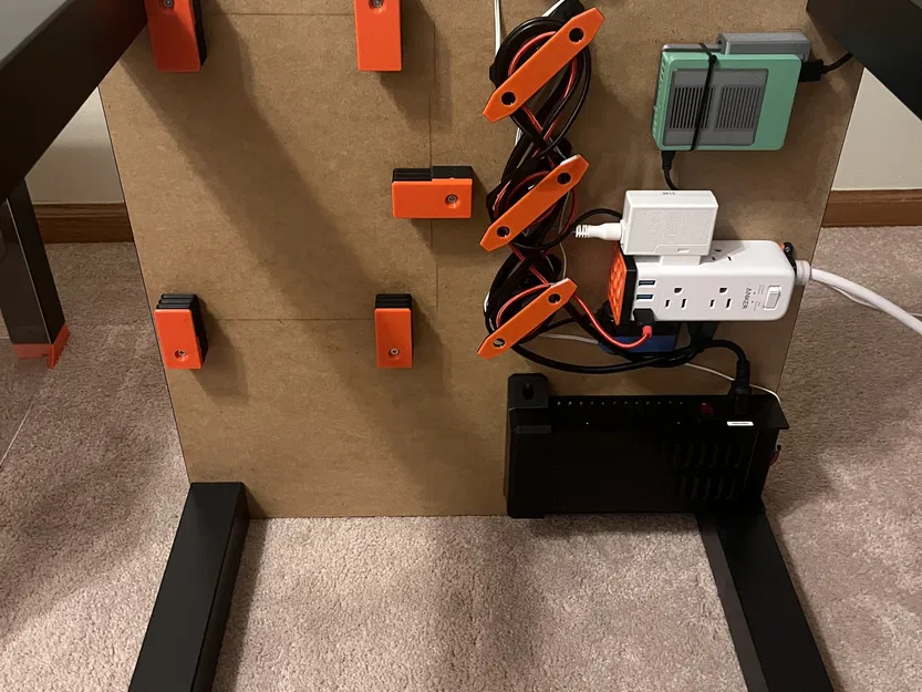 Title Cable Cleat Tóm tắt Khe quản lý cáp DANH MỤC Máy in 3D Ph - Image 2