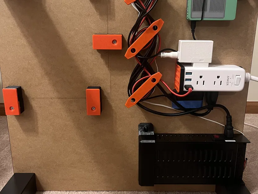 Title Cable Cleat Tóm tắt Khe quản lý cáp DANH MỤC Máy in 3D Ph - Image 3