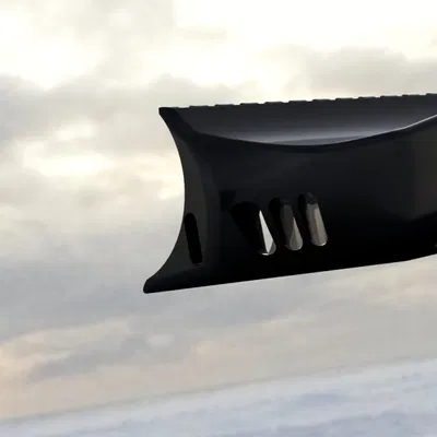 Futuristic ice scraper