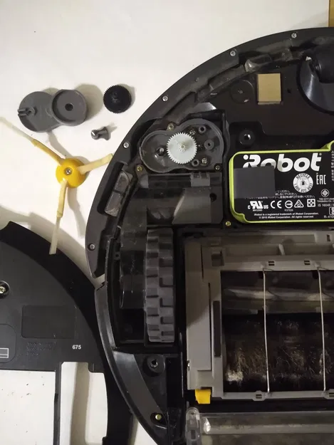 Bánh Răng Truyền Động Chổi Quét Hông Roomba - Image 4