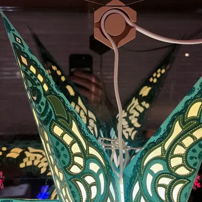 Móc treo đèn lồng dạng dây