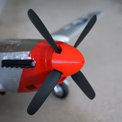 Chong chóng/Chóp mũi E-flite P-51D Mustang 1.2m zin 4 cánh 10.5 inch