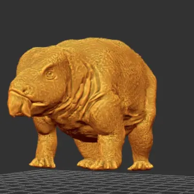 Mô hình Lisowicia Bojani - Khủng long dicynodont thời Tam Điệp