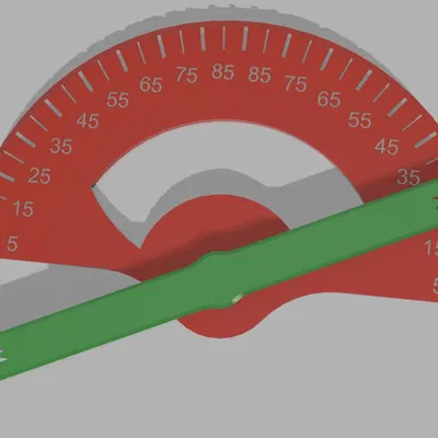 Thước đo góc với cần xoay