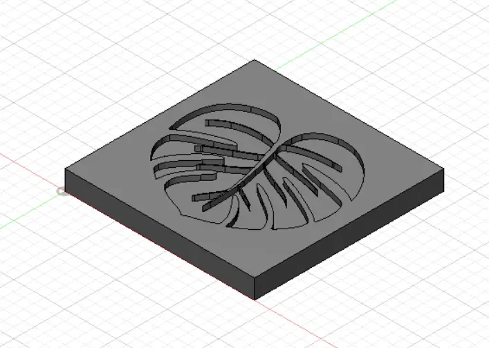 Bộ đế lót ly hình lá Monstera - Image 1