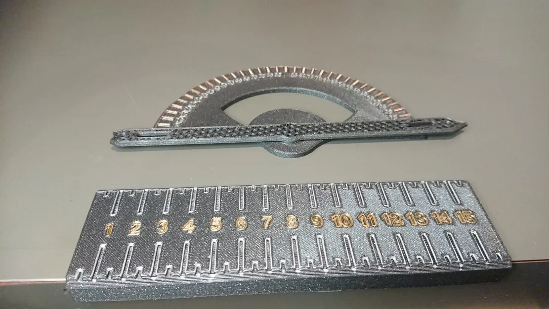 Thước đo góc với cần xoay - Image 4