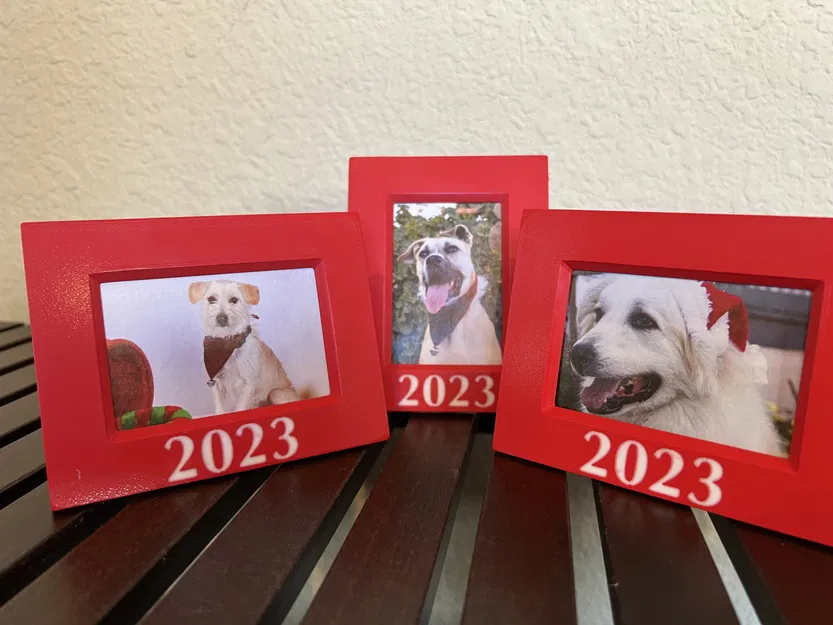 Khung Ảnh 2"x3" Năm 2023 Có Cây, Để Bàn và Treo Tường - Image 4