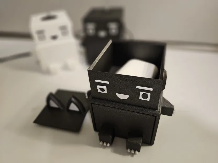 Hộp Đựng Đồ Hình Robo-cat Dễ Thương - Image 3