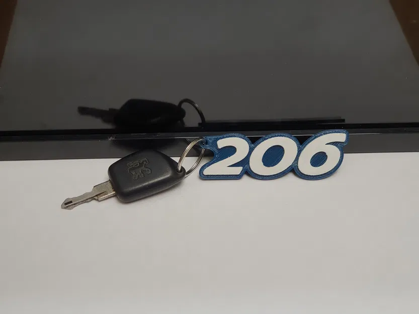 Móc Khóa Peugeot 206 - Image 1