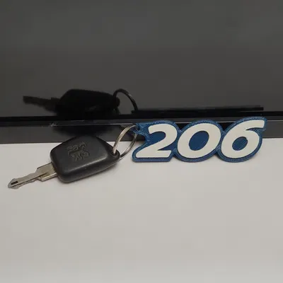 Móc Khóa Peugeot 206