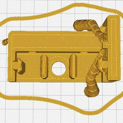 X-Belt Tensioner with Cable-Guide - T-nut fix