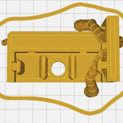 X-Belt Tensioner with Cable-Guide - T-nut fix