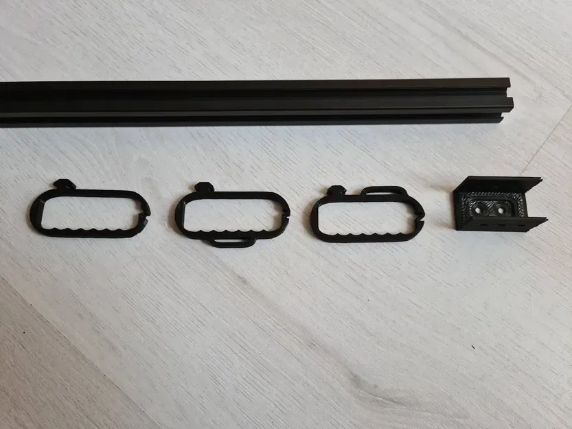 Kẹp quản lý dây cáp cho nhôm định hình 2020 - Image 2