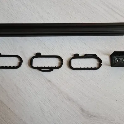 Kẹp quản lý dây cáp cho nhôm định hình 2020