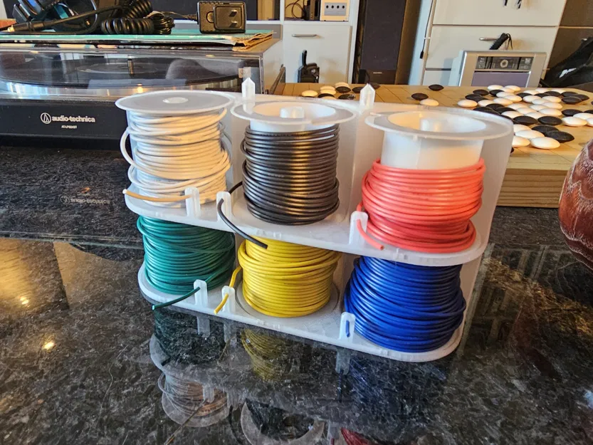 Giá Đỡ Cuộn Dây In 3D Có Thể Chồng Lên Nhau - 3 Cuộn, 1.75mm - Image 1