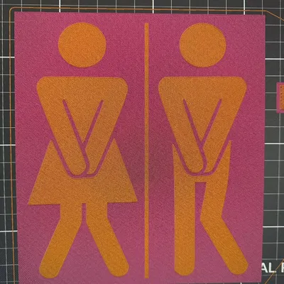 Biển chỉ dẫn Toilet