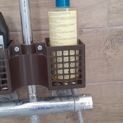Liquid soap tube holder