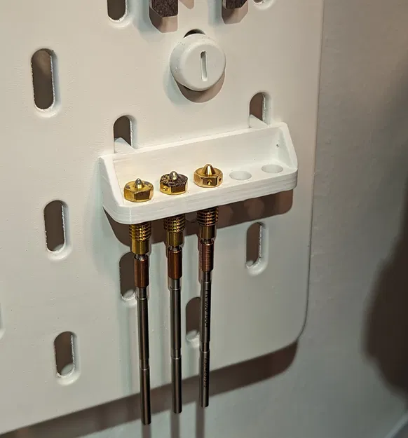 Giá giữ đầu phun Prusa Nextruder gắn kệ IKEA SKADIS - Image 1